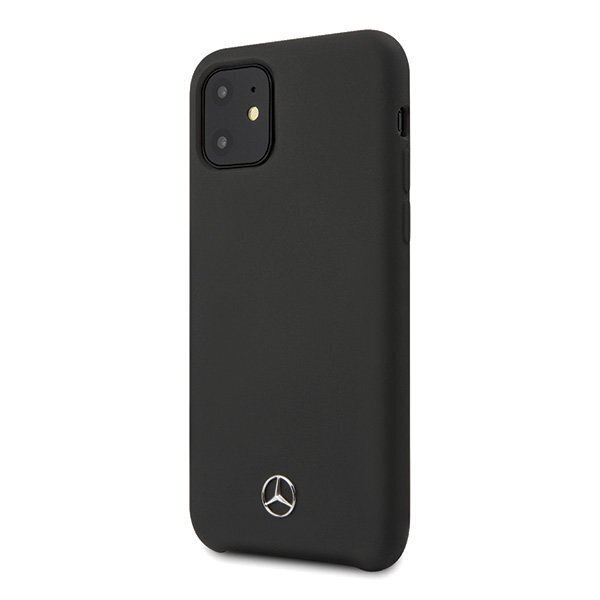 Mercedes MEHCP12SSILBK iPhone 12 mini 5,4" czarny/black hardcase Silicone Line цена и информация | Telefonide kaitsekaaned ja -ümbrised | hansapost.ee