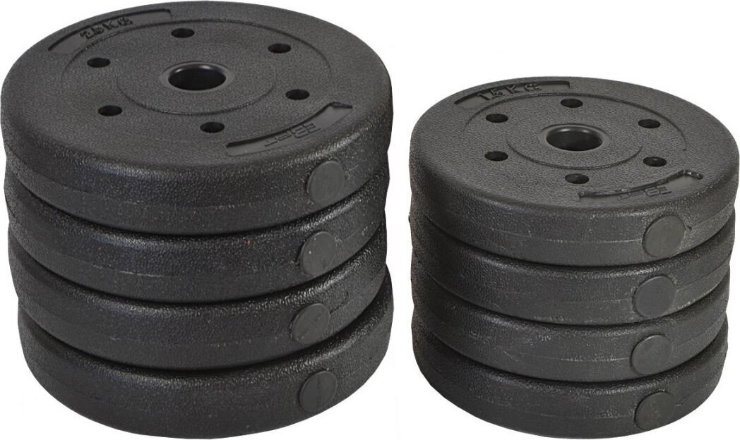 Kokkupandav hantel EB Fit, 2x8kg цена и информация | Hantlid, kangid, raskused | hansapost.ee