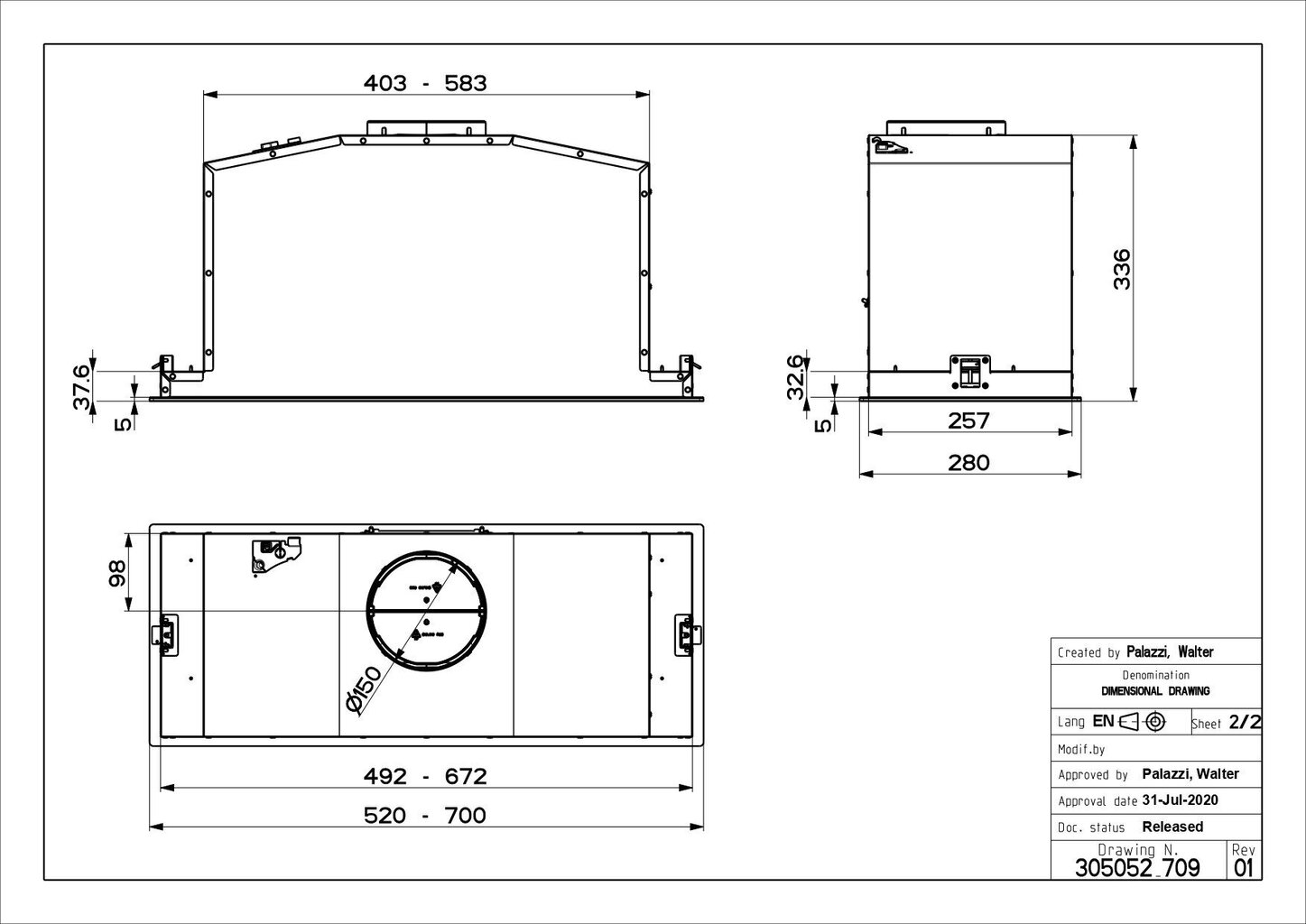 Faber BI-AIR A70 hind ja info | Õhupuhastid | hansapost.ee