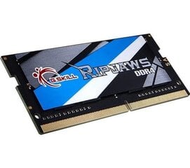 G.Skill Ripjaws DDR4 SODIMM 8 ГБ 2400 МГц CL16 (F4-2400C16S-8GRS) цена и информация | Объём памяти (RAM) | hansapost.ee