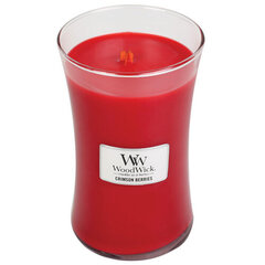 WoodWick Scented candle vase Crimson Berries 609.5g hind ja info | Küünlad, küünlajalad | hansapost.ee