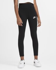 Nike tüdrukute retuusid G NSW FAVORITES GX HW, must hind ja info | Retuusid, püksid tüdrukutele | hansapost.ee