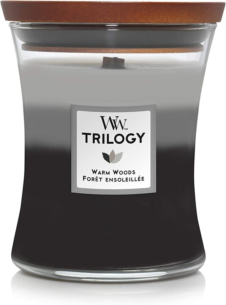 WoodWick lõhnaküünal Trilogy Fireside, Redwood, Sandalwood Clove, 275 g hind ja info | Küünlad, küünlajalad | hansapost.ee