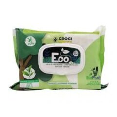 Croci Eco Wipes Tea&Chlorhexidine, rohelise tee lõhn, niisked salvrätikud, 30tk. hind ja info | Hooldus/grooming | hansapost.ee