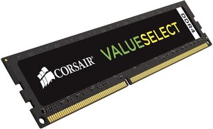 Corsair ValueSelect 8GB DDR4 2133MHz CL15 (CMV8GX4M1A2133C15) цена и информация | Объём памяти (RAM) | hansapost.ee