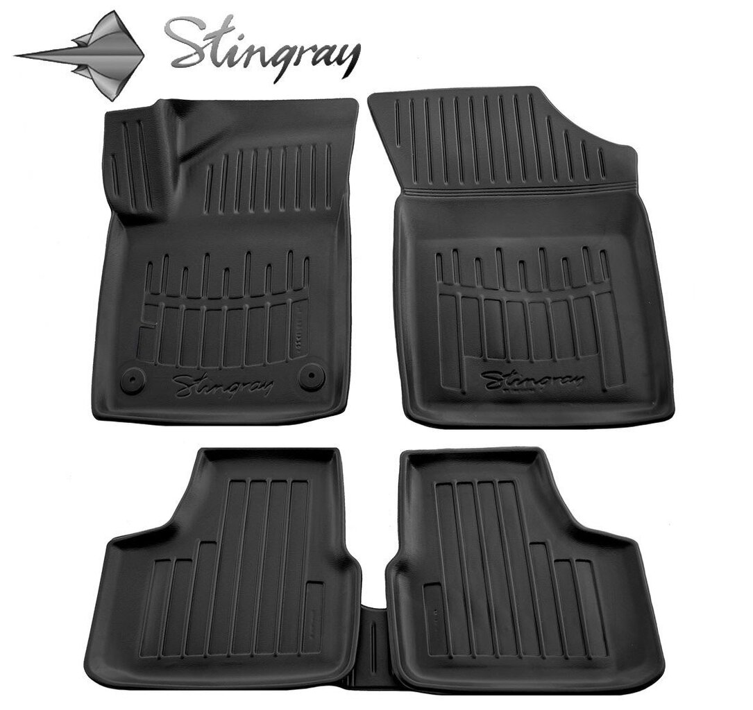 Mats 3D SKODA Citigo 2012->, 5 tk. black /5024175 цена и информация | Kummimatid | hansapost.ee