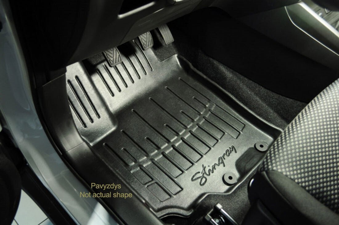 Matid 3D SEAT Toledo IV 2012-2019, 5 tk. black /5020035 hind ja info | Kummimatid | hansapost.ee