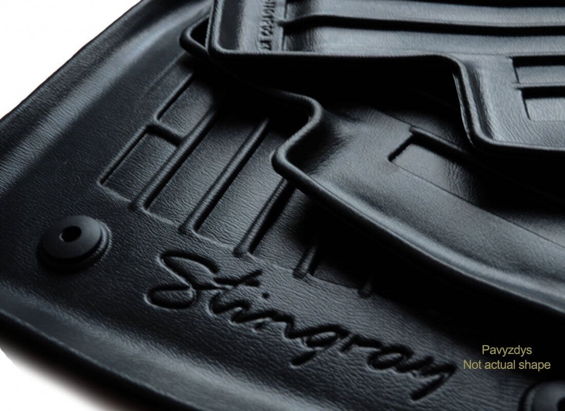 Matid 3D OPEL Astra H hatchback/universal 2004-2009, 5 tk. black /5015025 hind ja info | Kummimatid | hansapost.ee