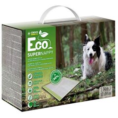 Croci Super Nappy Eco ökoloogiline põrandakate, 14tk, 84x57cm. hind ja info | Hooldus/grooming | hansapost.ee