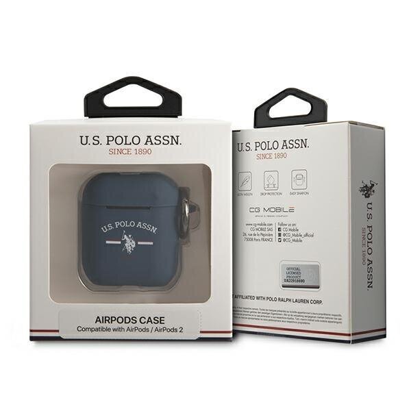 US Polo USACA2SFGV AirPods Blue hind ja info | Kõrvaklappide tarvikud | hansapost.ee