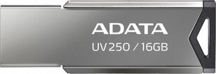 Adata FlashDrive UV250 16GB цена и информация | USB накопители данных | hansapost.ee