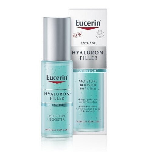 Eucerin Hyaluron-Filler Moisture Booster - Ultra light moisturizing serum 30ml hind ja info | Näoõlid, ampullid ja seerumid | hansapost.ee