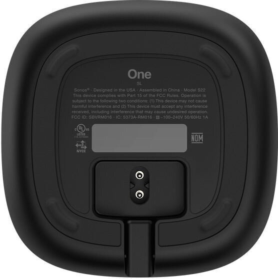 Sonos One SL ONESLEU1BLK, must hind ja info | Kõlarid | hansapost.ee