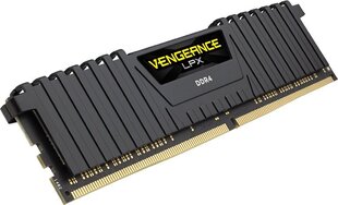 Corsair Vengeance LPX DDR4, 8GB, 3000MHz, CL16 (CMK8GX4M1D3000C16) цена и информация | Объём памяти | hansapost.ee