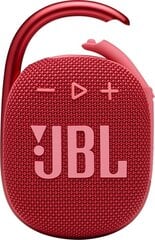 JBL Clip4 JBLCLIP4RED hind ja info | Kõlarid | hansapost.ee