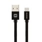 Swissten Textile Universal Quick Charge 3.1 USB-C Data and Charging Cable 3m Black цена и информация | Mobiiltelefonide kaablid | hansapost.ee