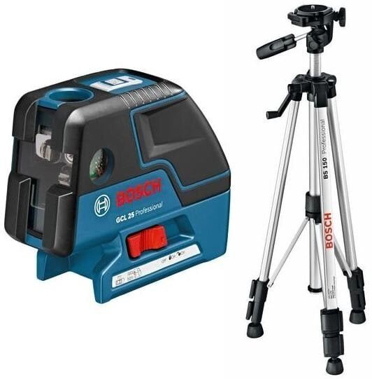 Multifunktsionaalne laser Bosch GCL 25 Professional BS 150 601066B01 hind ja info | Käsitööriistad | hansapost.ee