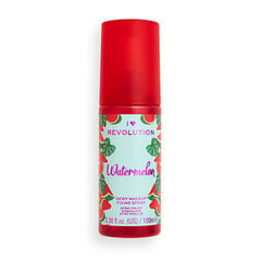 Meigikinnitussprei I♥Revolution Watermelon Dewy Makeup Fixing Spray, 100 ml hind ja info | Jumestuskreemid ja puudrid | hansapost.ee