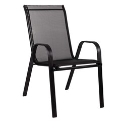 Садовое кресло Springos, черный цена и информация | Садовые стулья, кресла, пуфы | hansapost.ee