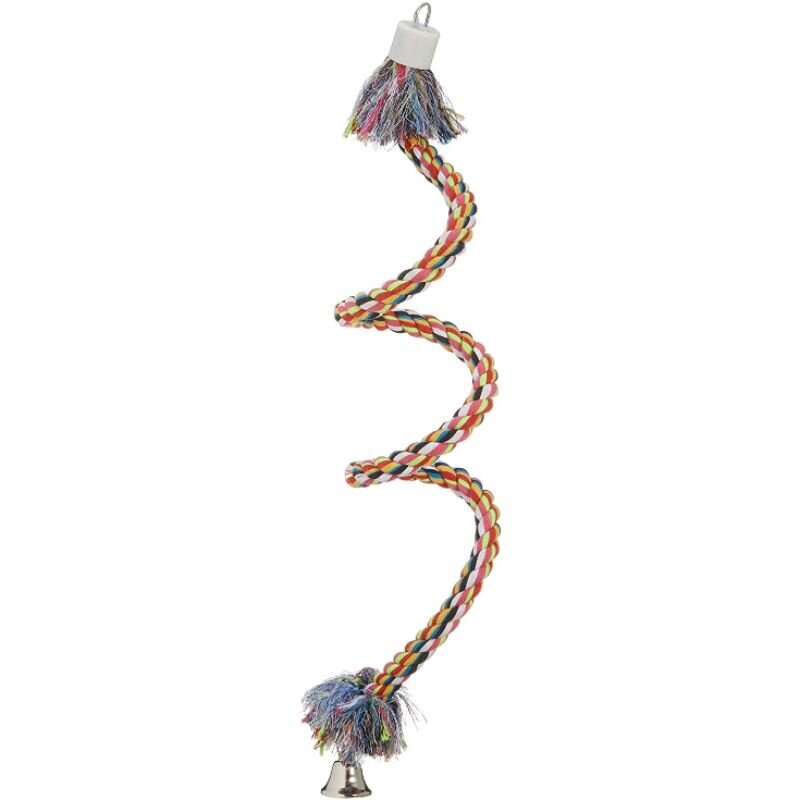 Croci Bird Spiral-rope linnu mänguasi-köis, suurus M hind ja info | Pesakastid, linnupuurid ja söögimajad | hansapost.ee