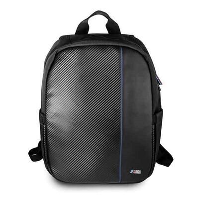 Backpack 16-tolline BMW sülearvuti/tahvelarvuti seljakott BMBPCO15CAPNBK Black Carbon Navy Stripe hind ja info | Tahvelarvuti ümbrised ja kaaned | hansapost.ee