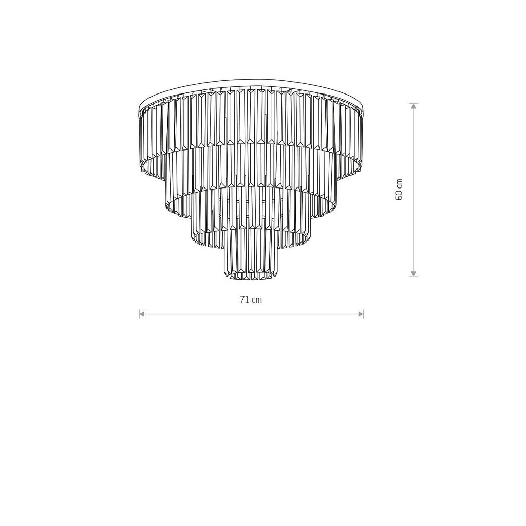 Laevalgusti Nowodvorski Cristal L 7631 цена и информация | Laelambid | hansapost.ee