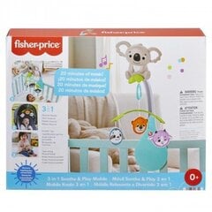 Muusikaline karussell Fisher price, koala 3 in 1 hind ja info | Beebide mänguasjad | hansapost.ee