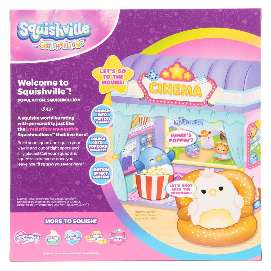 Pehme mänguasjade komplekt Squishmallows Squishville - Delux kino hind ja info | Mänguasjad tüdrukutele | hansapost.ee