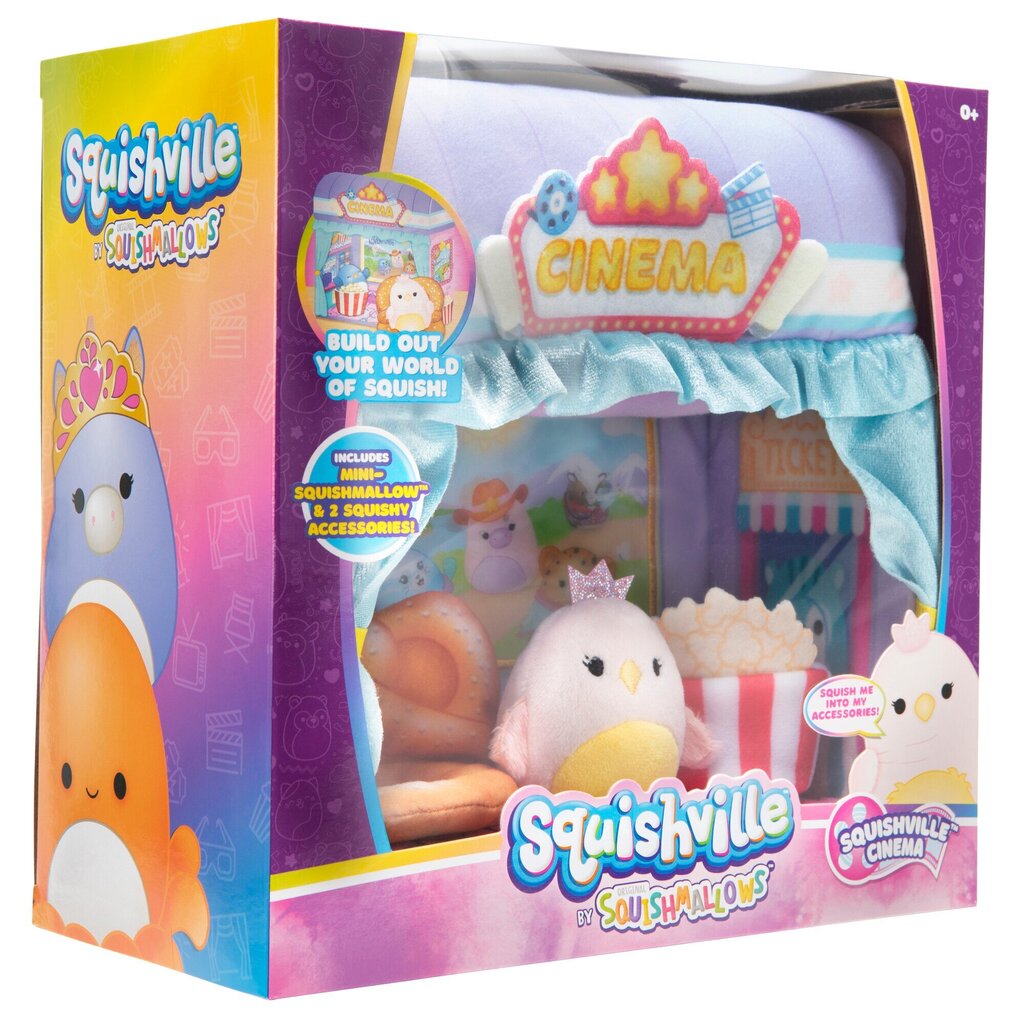 Pehme mänguasjade komplekt Squishmallows Squishville - Delux kino hind ja info | Mänguasjad tüdrukutele | hansapost.ee