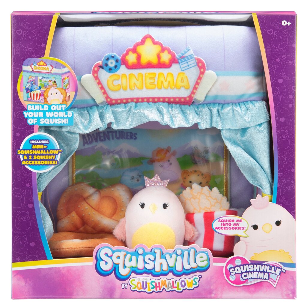 Pehme mänguasjade komplekt Squishmallows Squishville - Delux kino hind ja info | Mänguasjad tüdrukutele | hansapost.ee