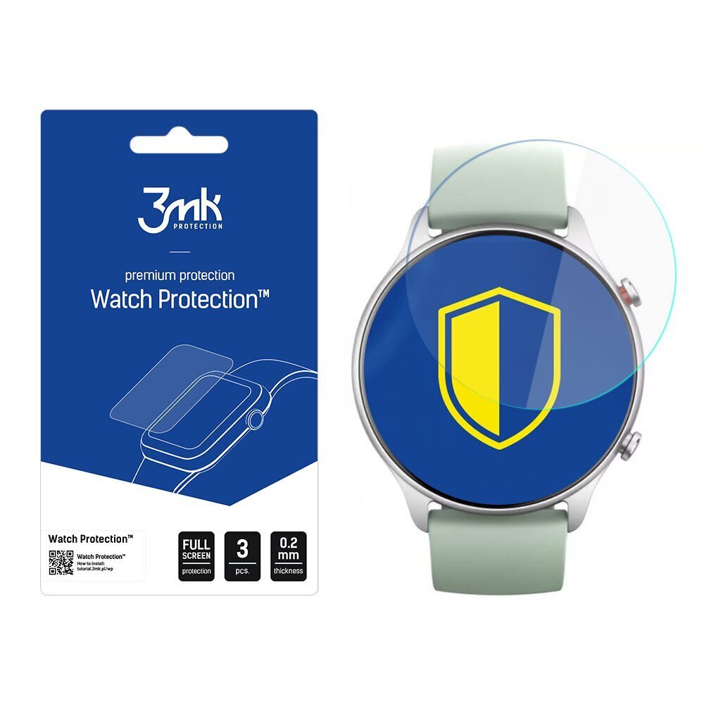 Xiaomi Amazfit GTR 2e - 3mk Watch Protection™ v. ARC hind ja info | Nutikellade aksessuaarid ja tarvikud | hansapost.ee