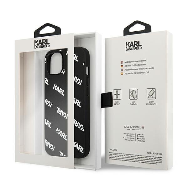 Karl Lagerfeld KLHCP13SPULMBK3 iPhone 13 mini 5,4" hind ja info | Telefonide kaitsekaaned ja -ümbrised | hansapost.ee