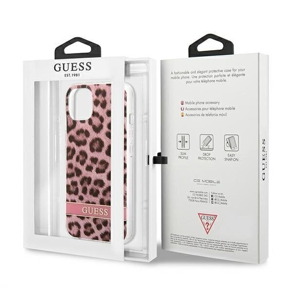 Guess GUHCP13SHSLEOP iPhone 13 mini 5,4" hind ja info | Telefonide kaitsekaaned ja -ümbrised | hansapost.ee