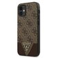 Guess case for iPhone 12 Mini 5,4" GUHCP12SPU4GHBR цена и информация | Telefonide kaitsekaaned ja -ümbrised | hansapost.ee