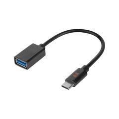 Rebel USB 3.0 - USB-C 0.15m hind ja info | Mobiiltelefonide kaablid | hansapost.ee