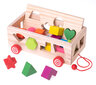 Arendav puidust mänguasi kujundite õppimiseks цена и информация | Beebide mänguasjad | hansapost.ee