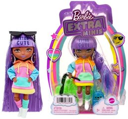 Мини-кукла Barbie Extra с фиолетовыми волосами цена и информация | Игрушки для девочек | hansapost.ee