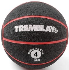 Raskuspall TREMBLAY Medicine Ball 4kg D23cm Red viskamiseks hind ja info | Topispallid | hansapost.ee