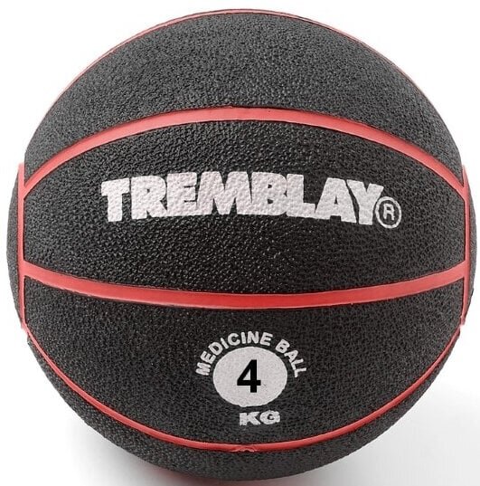 Raskuspall TREMBLAY Medicine Ball 4kg D23cm Red viskamiseks цена и информация | Topispallid | hansapost.ee