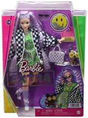 Кукла Barbie Extra в клетчатом пиджаке цена и информация | Игрушки для девочек | hansapost.ee