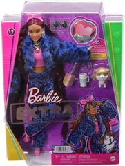 Nukk Barbie Extra sinises kostüümis цена и информация | Игрушки для девочек | hansapost.ee