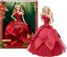 Коллекционная кукла Барби Холидей в красном платье 2022 цена и информация | Игрушки для девочек | hansapost.ee