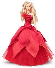 Kollektsioneeritav nukk Barbie Holiday punases kleidis 2022 hind ja info | Mänguasjad tüdrukutele | hansapost.ee