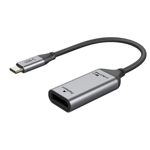 Adapter USB-C (M) - DisplayPort (F), 4K / 60Hz, kullatud pistikutega hind ja info | USB adapterid ja jagajad | hansapost.ee