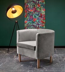 Кресло Halmar Clubby 2 Velvet, серое цена и информация | Кресла для отдыха | hansapost.ee