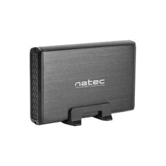 Корпус Natec RHINO USB 3.0 для 3,5-дюймовых HDD SATA, черный, алюминий цена и информация | Внутренние жёсткие диски (HDD, SSD, Hybrid) | hansapost.ee
