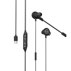 WK Design In-Ear USB Type C Y28 Black hind ja info | Kõrvaklapid | hansapost.ee