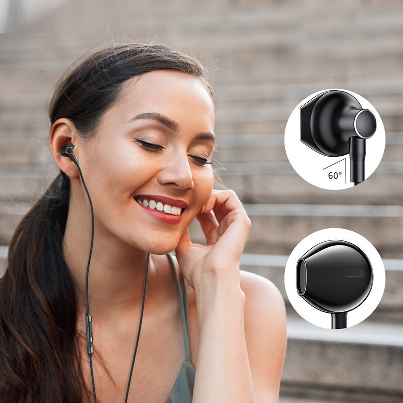 Joyroom In-Ear JR-EC03 Black цена и информация | Kõrvaklapid | hansapost.ee