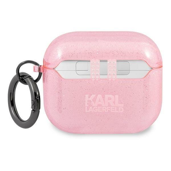 Karl Lagerfeld KLA3UKHGP AirPods 3 Pink цена и информация | Kõrvaklappide tarvikud | hansapost.ee