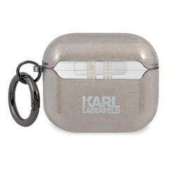 Karl Lagerfeld KLA3UKHGK AirPods 3 Grey hind ja info | Kõrvaklappide tarvikud | hansapost.ee
